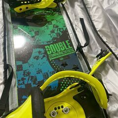 【スノーボードセット】ボード2本＋ビンディング1セット＋スノボーカバーの画像