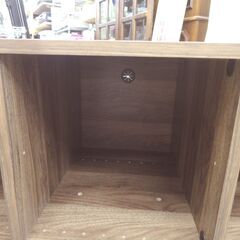 3段 収納棚 高さ88㎝ 幅30㎝ Ｎクリック カラーボックス ダークブラウン 縦・横置き可能 西岡店の画像