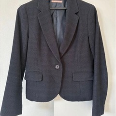 NATURAL BEAUTY BASIC  フォーマルスーツ　ネイビー　上下  feroux ブラウス　セットの画像