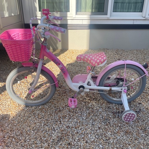 子供用自転車（ミニーマウス）