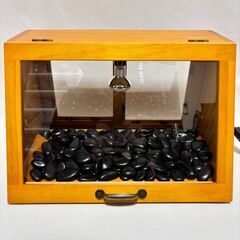 木製ホットショーケース 焼き芋保温ディスプレイケース【ナチュラル】の画像