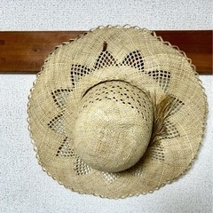 可愛い麦わら帽子　ハットの画像