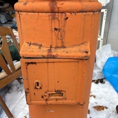 9日削除処分‼️昭和レトロアンティーク郵便ポストの画像