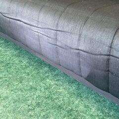 3人掛けソファーベッド 3段階リクライニング付き ブラック 札幌 東区 店頭引取歓迎の画像