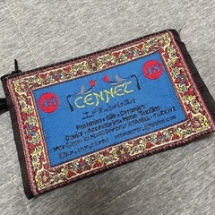 トルコ　お土産　刺繍ポーチの画像