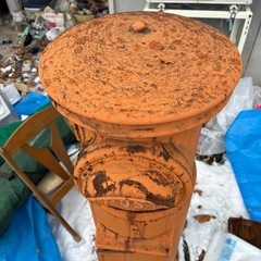 9日削除処分‼️昭和レトロアンティーク郵便ポストの画像