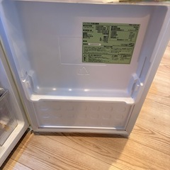 オーヤマ　レトロ風冷凍冷蔵庫の画像