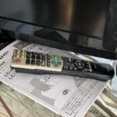 ●シャープテレビLC-26E7　26型　リモコン　取り扱い説明書付きの画像