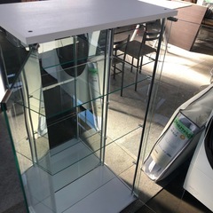 未使用　ガラスコレクションケース　訳ありの画像