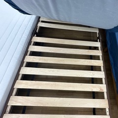 【ドリーム川西店御来店限定】☆ジモティー見たよ♪割引☆シングルベッド・マットレス2点セット／クリーニング済み【2125560000038586】の画像