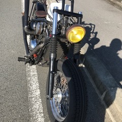チョッパー😎😎😎😎😎スーサイドクラッチ車検取り立ての画像