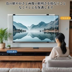 ⭐️新品未使用⭐️ 液晶テレビ保護パネル 32インチ テレビカバー アクリル製 液晶tv保護 32型の画像