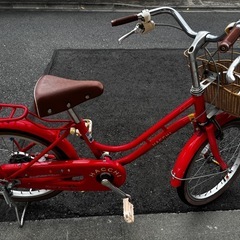 【商談中】ブリヂストン　ハッチ　18インチ　赤の画像