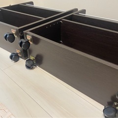 本棚/ラック_キャスター付き_2個セットの画像