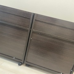 本棚/ラック_キャスター付き_2個セットの画像