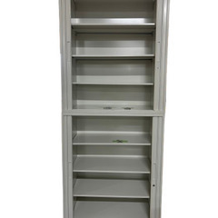 PLUS　横シャッターキャビネット L6-105SY 【上下兼用】ホワイト　（在庫：2）の画像