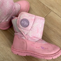 スノーブーツ　　15.0センチ　ピンク
の画像