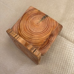 コースター(ヒノキ製)の画像