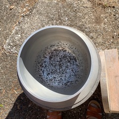 竈門と釜の画像