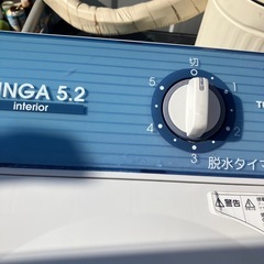 TOSHIBA 二層式洗濯機 動作品の画像