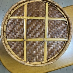 籐製カゴ　大の画像