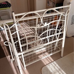 シングルベッド　ベッドフレームの画像