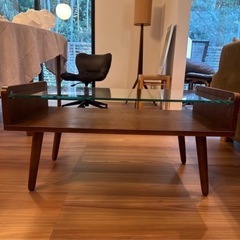 ローテーブル　ガラス板の画像