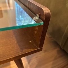 ローテーブル　ガラス板の画像