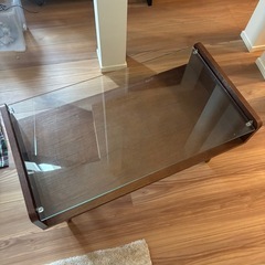 ローテーブル　ガラス板の画像