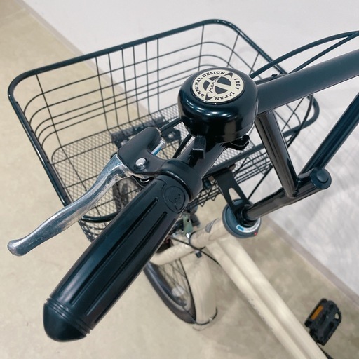 12FG1 【室内保管美品】あさひサイクル Cream Cargoクリームカーゴ  自転車 20インチ