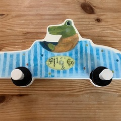 IKEA小物がけ☆ワニ