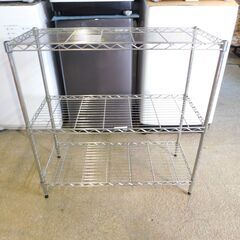 【JM913】メタルラック メッシュラック スチールラック 棚3段の画像