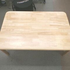 折りたたみテーブル 天然木 幅90cm 奥行60cm 高さ32cm ナチュラルブラウン ローテーブル 座卓 札幌 西岡店の画像