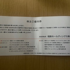 値下げ　横浜ベイシュラトンホテル　レストラン20%引き券　他　相鉄グループ　株主優待　1冊の画像