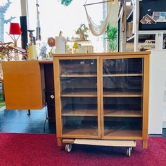 無印　MUJI 無印良品　muji タモ材　キャビネット　美品の画像