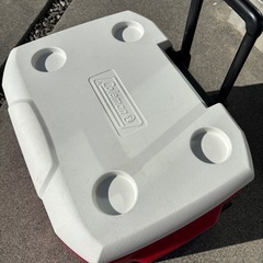【Coleman】ホイールクーラー/60QT（レッド/ホワイト）の画像