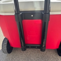 【Coleman】ホイールクーラー/60QT（レッド/ホワイト）の画像