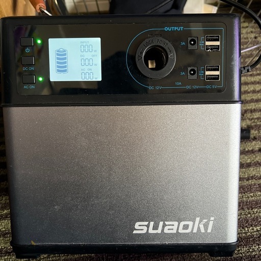 本日限定　価格　ポータブル電源　 SUAOKI PS5B アダプターに癖あり