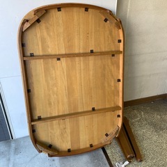 天然木　ダイニングテーブルの画像