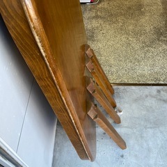 天然木　ダイニングテーブルの画像