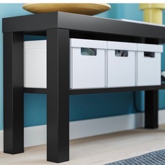 ブラック テレビ台 90x26x45 cmの画像