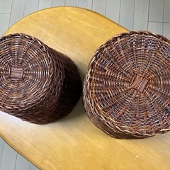 籐製カゴ　中小の画像