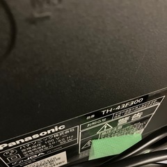 43V Panasonic TV【F01023】の画像