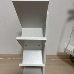 平置き本棚ホワイトの画像