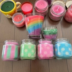 手作りキャンドルの画像