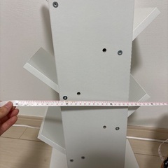 平置き本棚ホワイトの画像