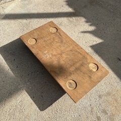 台車　　天板木の画像