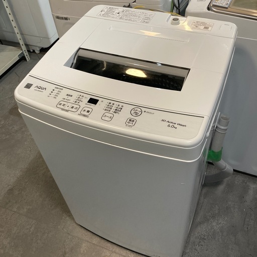 【ジモティー割】AQUA 2022年製 6.0kg 洗濯機（ID1650）