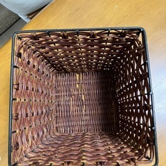 アジアンテイスト　籐製カゴの画像