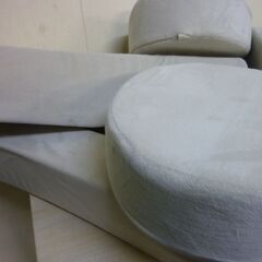 ※取引中/売約済***********　　　　　　未使用/新品　訳ありアウトレット　積み木ソファ　つみき　クッションの画像